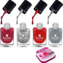 Perfect Stay Trendy Safe & Fast Dry ,Nail Art ,Glossy Finish Nail Polish Combo-60
