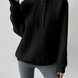 leriya fashion Women Full Sleeve Solid Hooded Sweatshirt-picture-40