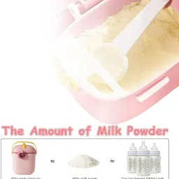 elephantboat 550ML Baby Formula Dispenser with Scoop and Leveller, Foodgrade PP Double Layer - PP material image 3