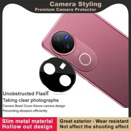 Besmon Back Camera Lens Glass Protector for Vivo V50 Camera Lens Protector Edge to Edge Coverage image 3