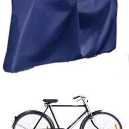 Cycle Cover Plain Blue For JET GOLD Bicycle Cover Free Size-6