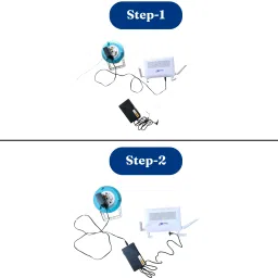 eva electronics Pro Mini UPS for 12V WiFi Router | Upto 8 Hours Power Backup for Router image 4