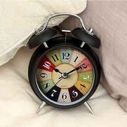 Analog Black Clock-0