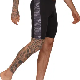 Color Block Men Black Tights-image-72