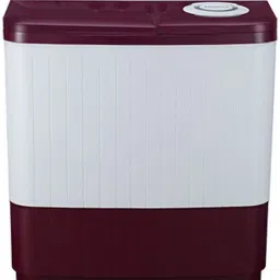 7.5 kg Semi Automatic Top Load White, Maroon-0