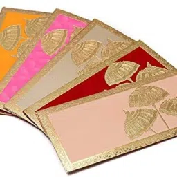 20 Pcs Designer handmade Shagun Envelopes with Umbrella Design and Border Envelopes-15