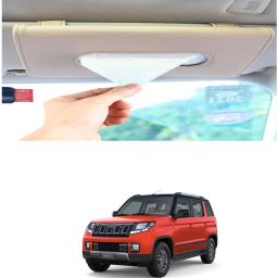 Beige Car Tissue Holder Napkin for Sun Visor and Backseat – Universal Fit M5 Vehicle Tissue Dispenser-image-84