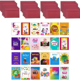 4.1x5.8inch Holi A6 Size Small Gift Tag Folded Blank Inside with Envelope Greeting Card-image-58