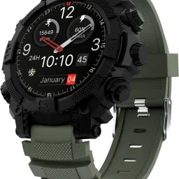 Cult Built-in Turbo Track GPS, Rugged,1.39" HD Display, Strava, BT calling Smartwatch-image-77