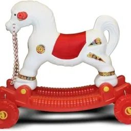 shiv online CHETAK Horse with Rocking Function and Running Ride-On Rideons & Wagons Non Battery Operated Ride On image 4