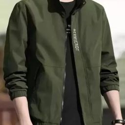Men Solid Casual Jacket-image-32