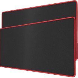 PEARIVE (Pack Of 2) Extended & Large Gaming Mouse Pad| Stitched Embroidery Edges| Non-Slip Rubber Base |for Computer Laptop | Waterproof Keyboard Pad for Office & Home (700mm x 300mm) Non Slip Base Mousepad-12
