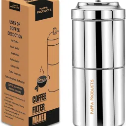 Traditional Madras Filter Coffee Drip Decoction Maker 2 Cups Coffee Maker-image-45