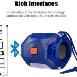NKL Led Bass Portable Wireless Bluetooth Speaker TF-card supported for homeOutdoor activities Sound Box Bluetooth Speaker Splashproof Superb High bass Portable Bluetooth Speaker Big sound smart speakerSplash-Proof Speaker Super Bass Bluetooth Speaker Super Bass Sound High Quality Small body Big sound smart speaker Ultra Compact Mini Boost Wireless Portable Bluetooth Speaker Speaker Mod image 3