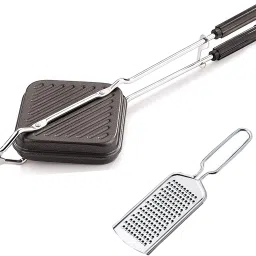 Nonstick Grill Sandwich Toaster & Cheese Grater Grill-image-24