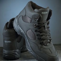 action Athleo ATG-405 Lightweight, Comfortable, Outdoor, Trekking, Hiking, Breathable High Tops For Men-picture-5