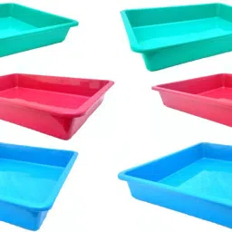 Rectangular Shape Multipurpose Organizer Plastic Tray Plastic Fruit & Vegetable Basket-10
