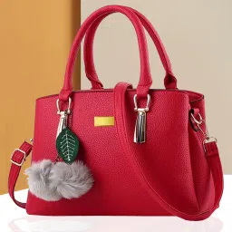 Women Red Messenger Bag-image-76