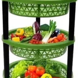 Popular 3 Layer Plastic Portable Modern Plastic Fruit & Vegetable Basket Plastic Fruit & Vegetable Basket-image-25