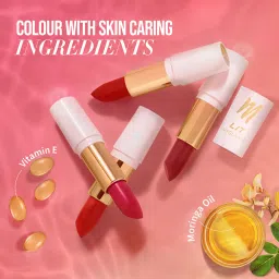 myglamm LIT Moist Matte Lipstick, Brown Toffee image 5