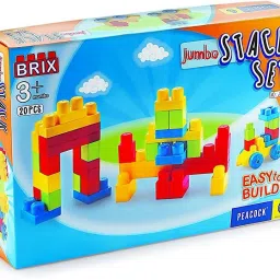 Brix Jumbo Stack Set 20 Pcs - 3 Months Plus-image-37