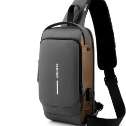 Grey, Brown Men & Women Sling Bag Crossbody Sling Bag for Steam Deck|N.Switch OLED Console-image-18