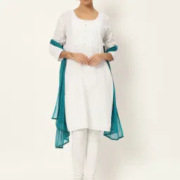 Chiffon Solid Green Women Dupatta-image-10