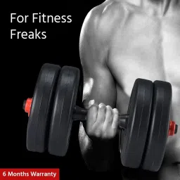 aman fitnes QUALITY Pvc 10 Kg (2.5 Kg X 4 ) Adjustable Dumbbell Set Adjustable Dumbbell image 5