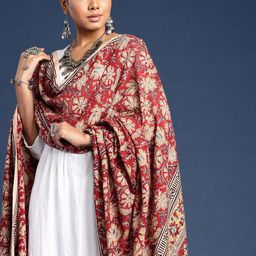 Taavi Printed Kalamkari Dupatta-42