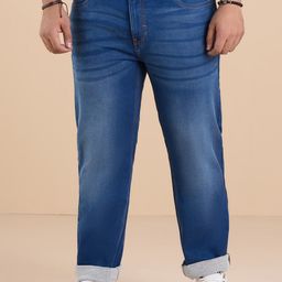 Big Hello - The Plus Life   Men Kevin Fit Clean Look Cotton Light Fade Jeans-image-91