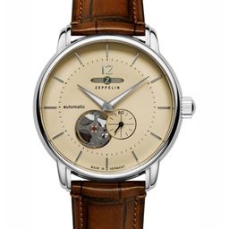 ZEPPELIN Men Dial & Leather Straps Analogue Automatic Motion Powered Watch 81661-51