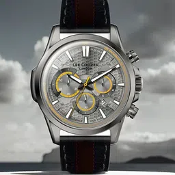 Lee Cooper Men Brass Leather Straps Analogue Multi Function Watch LC07493 061-image-81