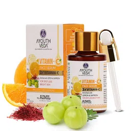 AYOUTHVEDA Vitamin-C Face Serum Enriched With Lemon & Saffron -30ml-37