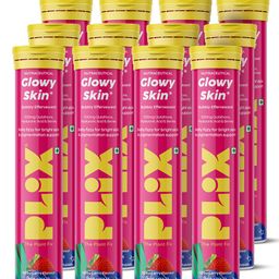 PLIX THE PLANT FIX Set Of 12 Glowy Skin Glutathione & Vitamin C, E -15 Tablets- Strawberry-image-44