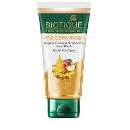 Biotique Women Apple Cider Vinegar Deep Cleansing & Brightening Face Wash 150 ml-picture-29