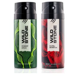 Wild Stone Men Set of 2 Ultra Sensual & Forest Spice Deodorants-4