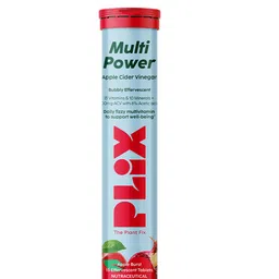 PLIX THE PLANT FIX Apple Burst Multi Power Apple Cider Vinegar Tablets - 15 Tabs-0