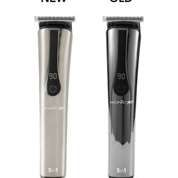 Ikonic Me 5 In 1 Express Groomer Timmer With Impact Resistant Combs - Black & Silver image 2