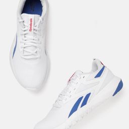 Reebok Men White & Blue Woven Design Flexagon Force 4 Training Shoes-26