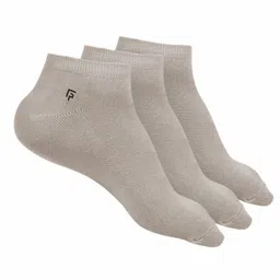 FOOTPRINTS Unisex Pack Of 3 Organic Cotton & Bamboo Ankle-Length Socks-28