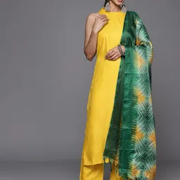Varanga Regular Pure Cotton Kurta With Trousers & With Dupatta-16