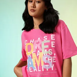 HRX by Hrithik Roshan Typography Printed Pure Cotton Relaxed Fit T-shirt-picture-34