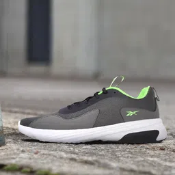 Reebok Men Charcoal Grey Woven Design Z Metro Edge MS Running Shoes-picture-26