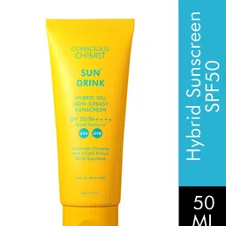 Conscious Chemist Sun Drink Hybrid Lightweight Gel Sunscreen SPF50 PA++++ 50ml-61