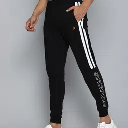 HRX by Hrithik Roshan Men Lifestyle Typography Joggers-picture-8