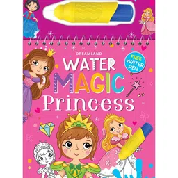 Dreamland Water Magic Princess Colouring Book With Water Pen-95