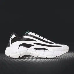 Reebok Unisex Black & White Woven Design Zig Kinetica 2.5 Running Shoes-image-57