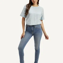 Levis Women 721 Skinny Fit High-Rise Light Fade Stretchable Jeans-image-20