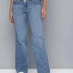 Levis Women Bootcut Low Distress Light Fade Mid Rise Stretchable Jeans-image-97