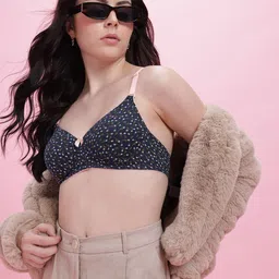 DressBerry Floral Printed Medium Coverage Lightly Padded Non-Wired Bra DRM-DB-MK40A-picture-48